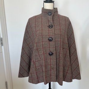Antonio Pernas Tartan Cape Size 38